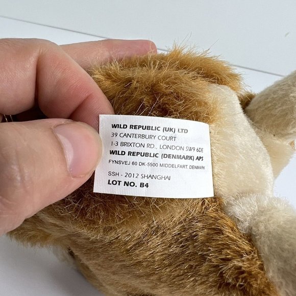 Wild Republic Plush Red Squirrel 6" Stuffed Animal Acorn Non Working Sound Box - Picture 9 of 12